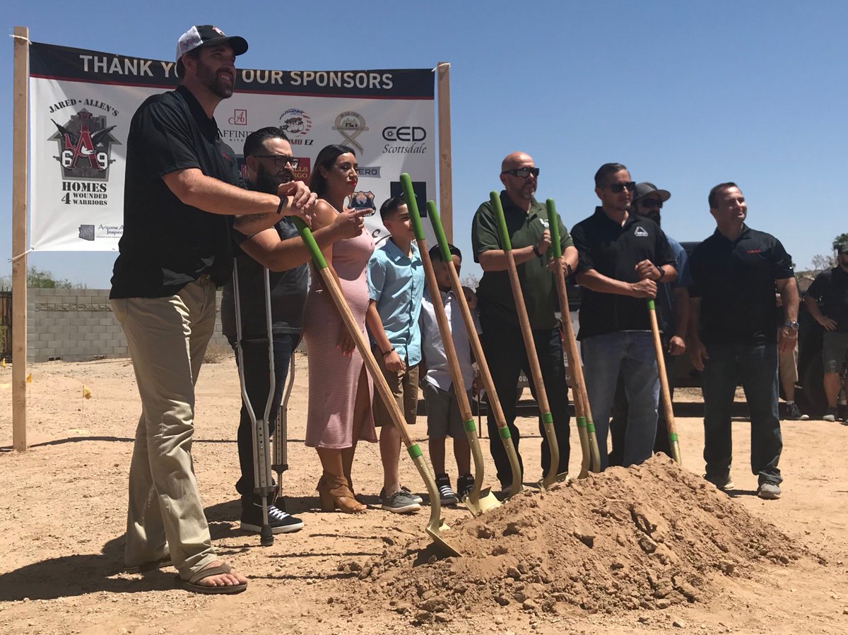 Thanks to everyone who came out to Cpl. Garcia's groundbreaking ceremony yesterday! It was a great way to kick off #nightops weekend. Of course, thank you to our sponsors for making this home a reality! #homesforwoundedwarriors #JAH4WW