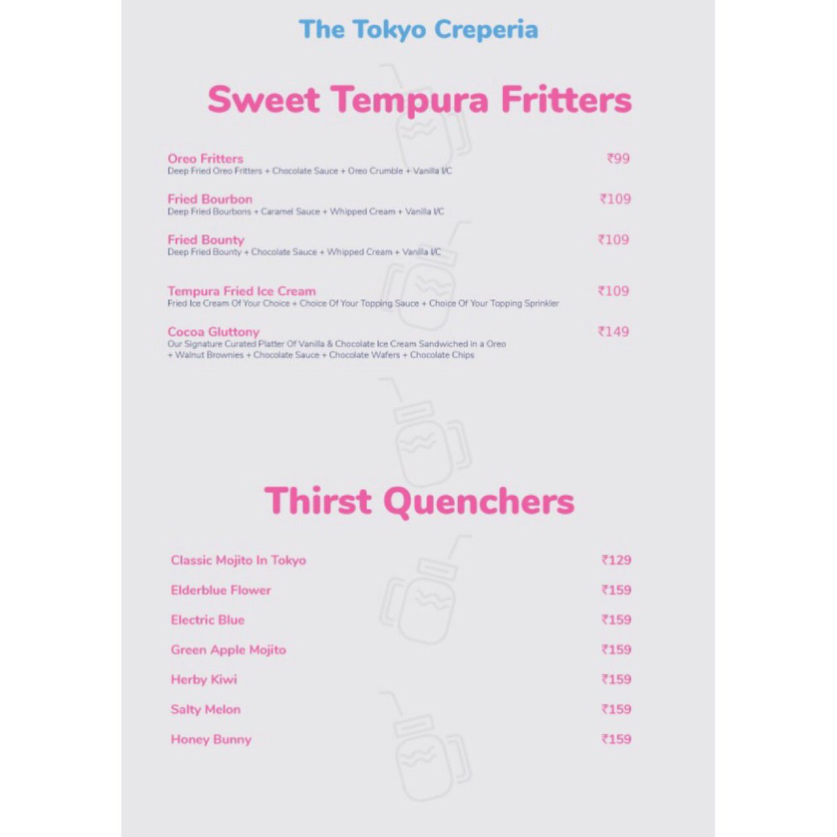 tokyocreperia's tweet photo. Check out our incredible menu!! Let us know what are you planning to have when you first visit us Tomorrow!! 
#tokyo #tokyoinbandra #bandra #carters #crepes #bandrafood #bandralove #openingtomorrow #savethedate #20thMay #menu #mumbai #mumbaifood #tokyocreperia https://t.co/xxfJ7hwvxu