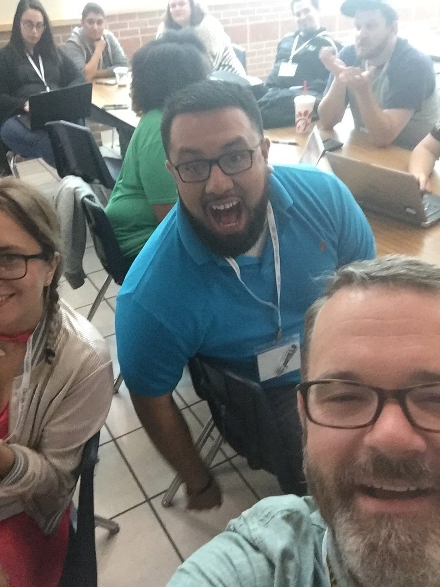 MsHaleyDean's tweet photo. 14 @WISDMontessori Ts are at @Techs4Tex #TxGoo18...can't wait to hear what they have learned! #LAMMPDS #wacoisd https://t.co/WH6ka6fa6O