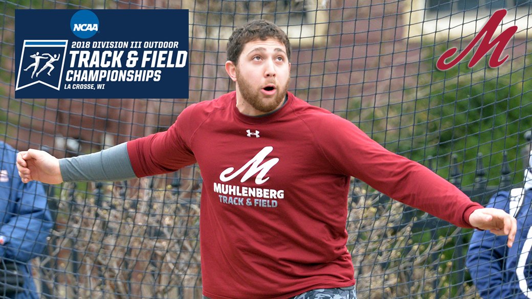 Muhl_xctrk's tweet photo. Muhlenberg discus thrower Michael Havkins '18 selected to compete in @NCAADIII Championships (Thurs. in La Crosse, Wis.) #CentConf @MuhlenbergNews #d3tf  https://t.co/AxIf9QY9wP https://t.co/vUw9vkCeME