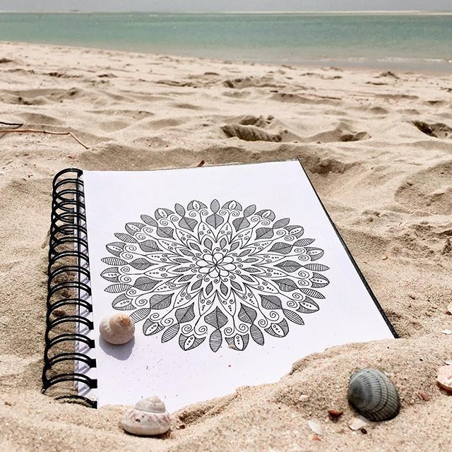 Owlizh's tweet photo. An amazing mandala made at the beach by @ena.2210. 
#imagination #tattoo #sacredgeometry #zendoodle #arttherapy #mandalaoftheday #mandaladesign #arts_empire #artists_magazine #arts_gallery #artwork #artist_features #mandaladoodle #mandalart #dailyarts #s… https://t.co/QQ1EIazO06 https://t.co/eNV2ghpbrv