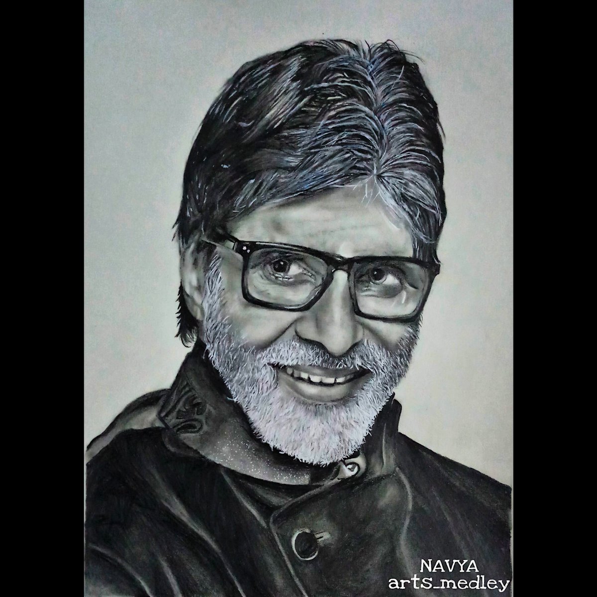 Navyamnn's tweet photo. #AmitabhBachchan 
SHEHENSHAH🎞
Indian ledendary actor and iconic personality❤
A sketch by me as a small token of love for Amitabh ji.✍
He is the heart and soul of indian cinemas and one of my favourite actor.
@arts_medley https://t.co/XRqFXKCM9v