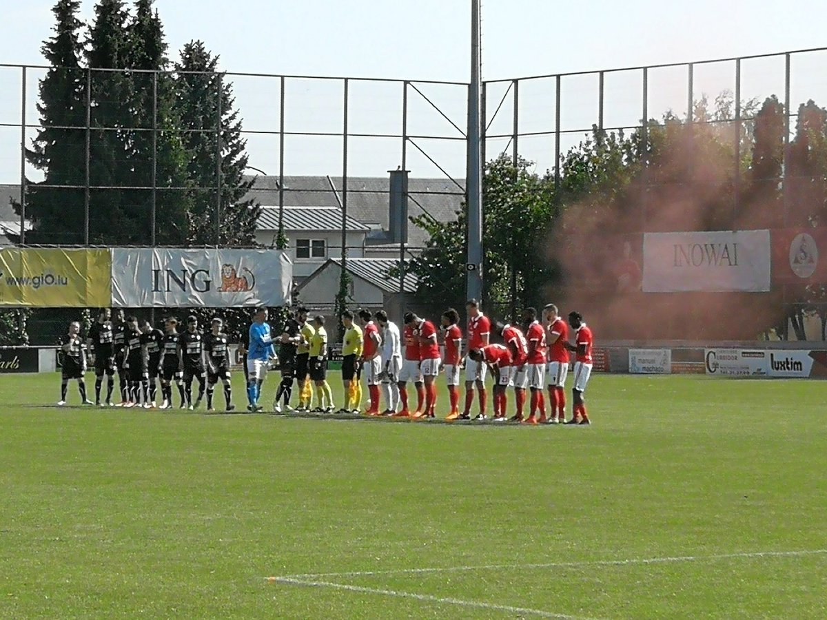 hoffymh's tweet photo. Gruss aus dem Luxemburg Cents von der Partie der #DivisionNationale zwischen #FCRMHammBenfica und #UnionTitusPetange #Luxemburg #Groundhopping https://t.co/UYutZ5S7Fr