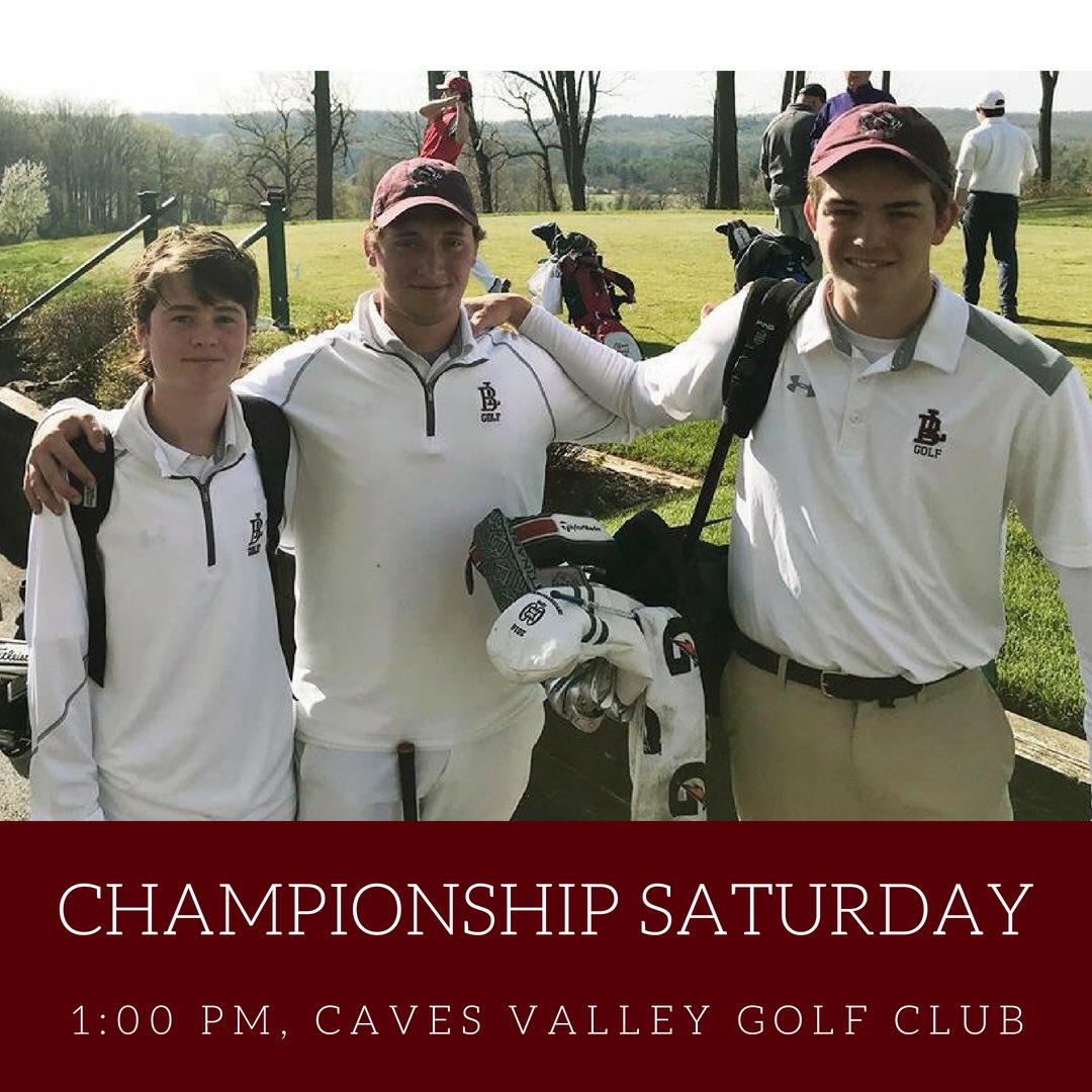 BL_Alumni's tweet photo. It’s Championship Saturday! Our Laker Golf team is at the legendary, Caves Valley Golf Club to take home an MIAA Title. Tee off is 1:00pm. Come out and support the boys! #BLgolf #EQV https://t.co/VHDXZg7p7t