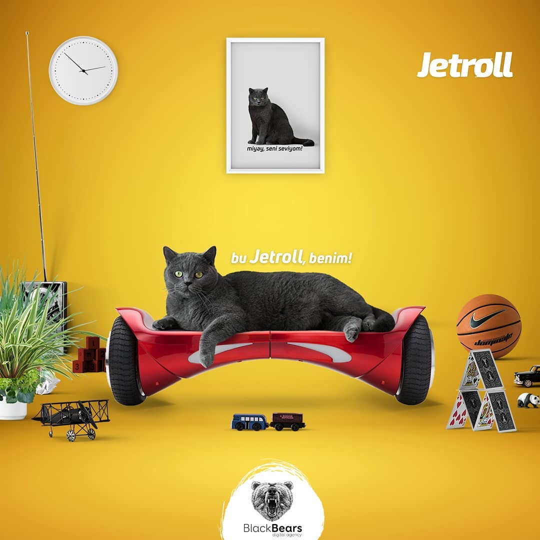 🙌🙆
Geleceğin, ulaşım aracıyla bugünden tanışın! 🔥Aramıza hoş geldin, Jetroll... 🐾❤ Ormanda küçük bir tur atıyoruz Jetroll ile bir süre yokuz buralarda... 😉🌲 🏳
🏴
#blackbears #dijitalagency #advertising #reklam
