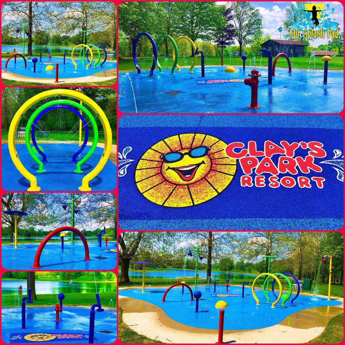 MySplashPad1's tweet photo. Looking to add to your #campground or #citypark? Give us a call for your #splashpad needs! We are ur #manufacturer and #installer for your #waterpark #amenities   @ClaysParkResort                                 https://t.co/hXnomABLRL                     (330) 705-1802 https://t.co/wGpwcZsPgY