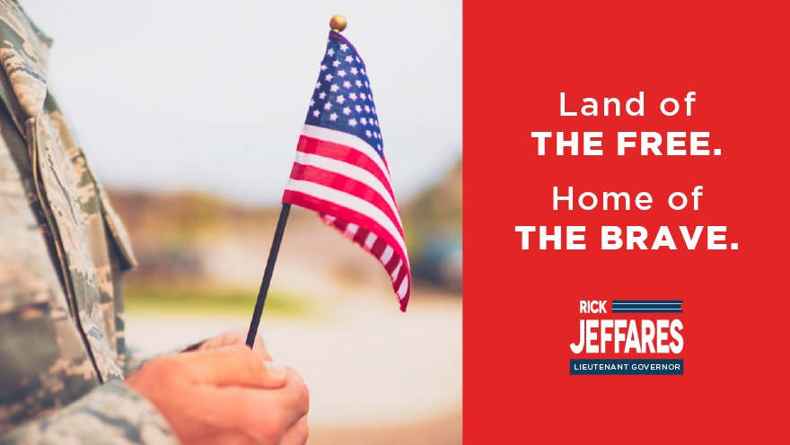 Happy #ArmedForcesDay to those in uniform and their loved ones. As Lieutenant Governor, I will always work to support our troops in any way that I can. Today, I hope you will join me in honoring their service and sacrifice in defending our American freedoms. #VoteTuesday