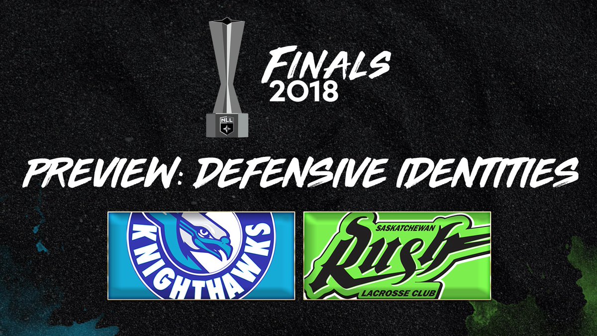 NLL's tweet image. .@SmrtAsh, @TysonLW &amp;amp; @PGreggy take a closer look at the defensive identities of both @RocKnighthawks &amp;amp; @SaskRushLax ahead of the 2018 NLL Finals.
WATCH: bit.ly/NLLFinalsPrevi…
#NLL #NLLFinals #NLLCup