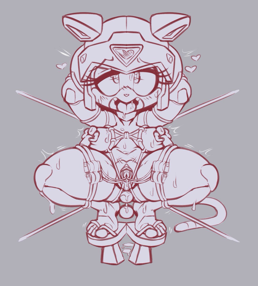 DatPizzaCat's tweet photo. Been sick lately, so I used what limited energy I have to finish up an old Pururun doodle.
#キャッ党忍伝てやんでえ #プルルン https://t.co/JLWTRbxZ3N