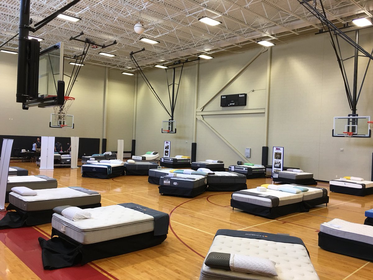 McCrackenBands's tweet photo. The MCHS band mattress fundraiser is open  for business 10am-5pm. Aux gym https://t.co/QAuSMpPk9k