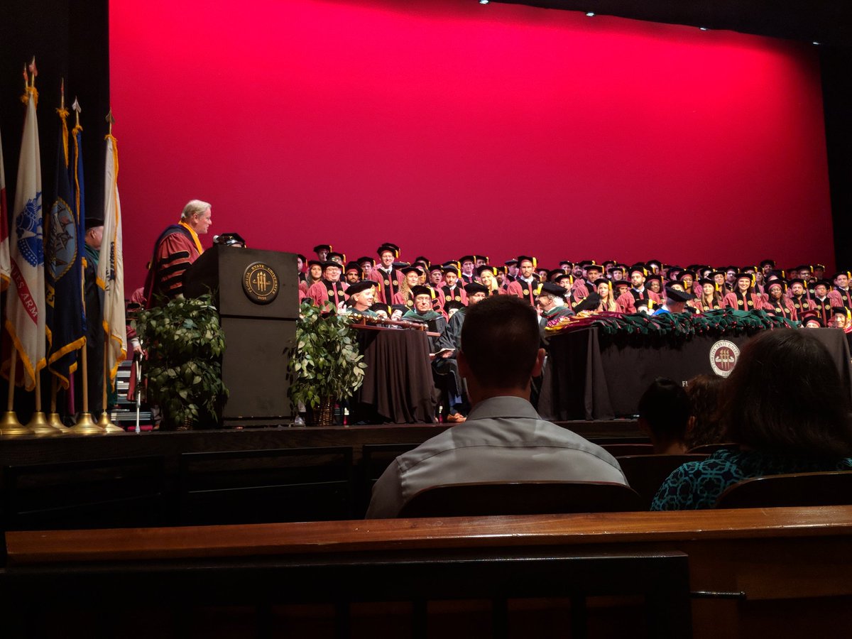 President Thrasher has conferred degrees upon our Bridge and M.D. Classes of 2018! #FSUDocs18