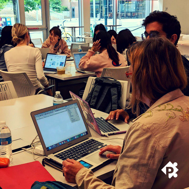 protohack's tweet photo. #ProtoHackEDU at @NU_Seattle is off to an amazing start. We've overheard some pretty epic ideas! #RedHuskies https://t.co/iT2qxExeb0