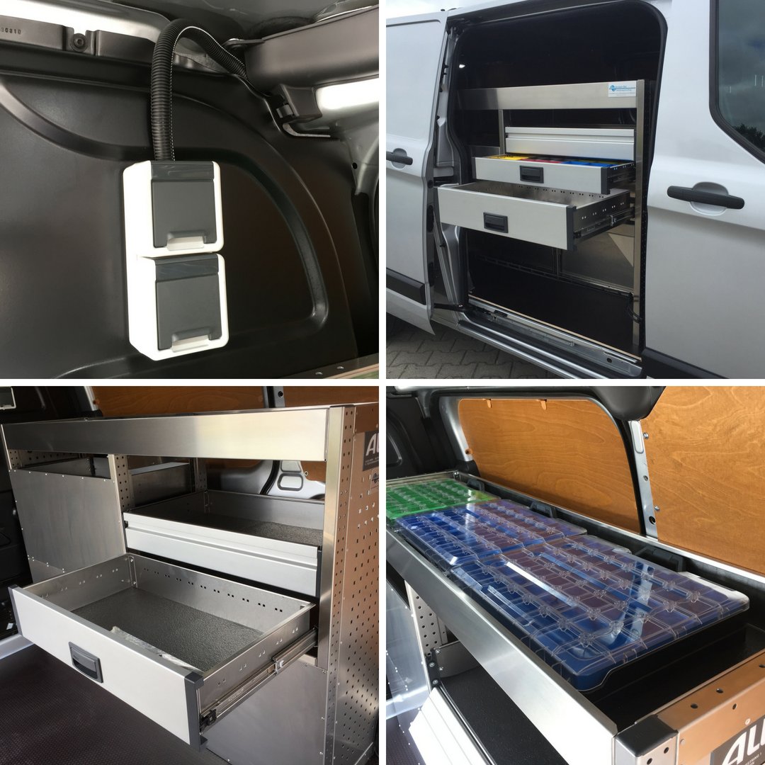 #projectvandeweek Voor <a href="/TWSgroep/">TWS groep</a> hebben we deze maatwerk <a href="/Alucabenelux/">Aluca</a> kast met twee gezichten ontworpen. Eén deel is benaderbaar via de rechter schuifdeur, het andere deel vanuit de laadruimte, om zo ook de ruimte naast de schuifdeur te benutten. #zzp #ondernemer #wagenpark