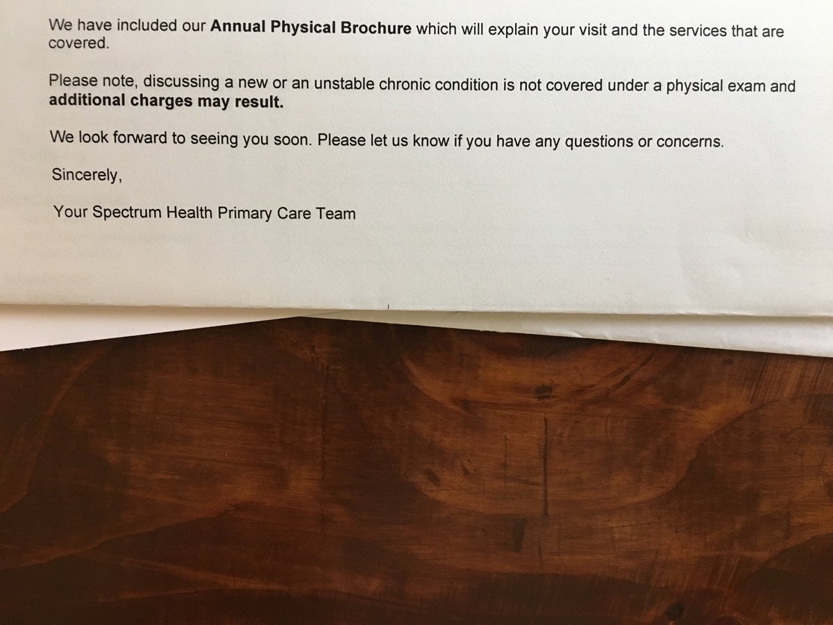 slojo444's tweet photo. Really @SpectrumHealth !?!? What ever happened to having a relationship with your doctor and communicating freely? This deteriorates patient/provider confidence. This is #garbage https://t.co/BgD2VJkQ99