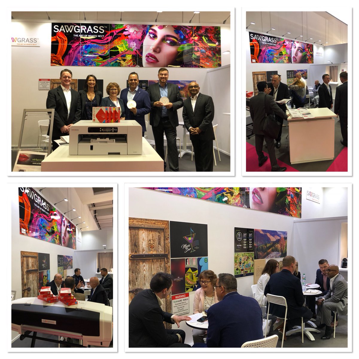 SawgrassInk's tweet photo. Thank you to all the customers, visitors, industry partners and friends who visited us at @FESPA in Berlin #fespa2018 #sublimation - we look forward to seeing you in 2019 in Munich https://t.co/7ECon4qtZM