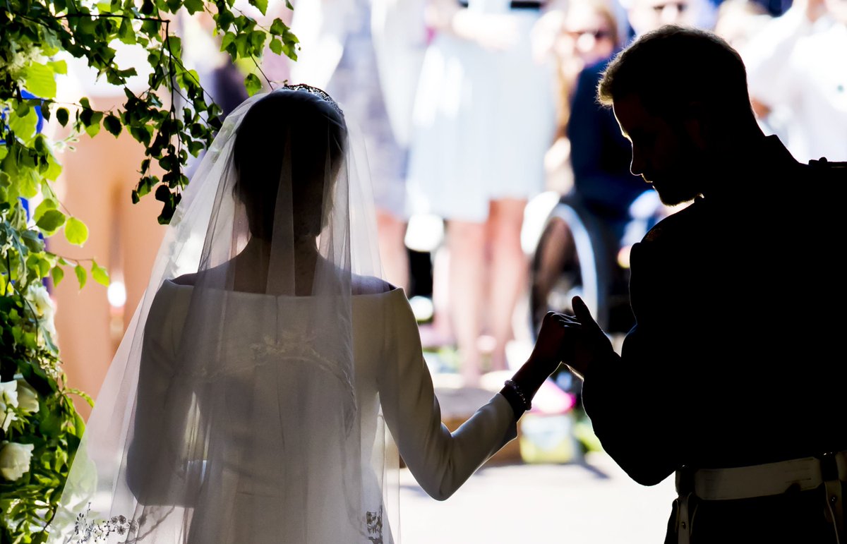 They entered St. George's Chapel as Prince Harry and Meghan Markle and left as Their Royal Highnesses The Duke and Duchess of Sussex. #RoyalWedding