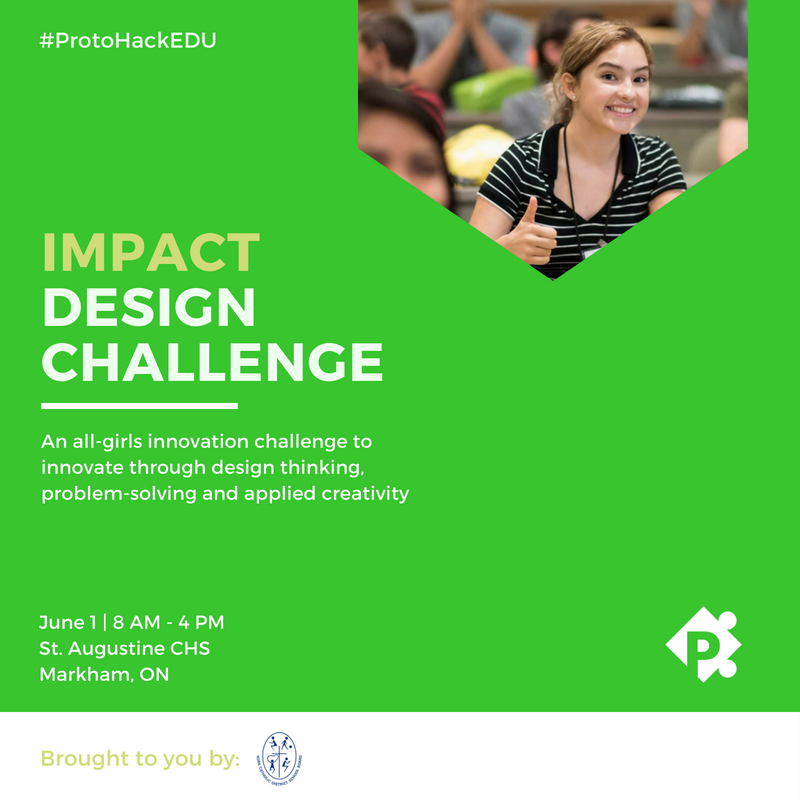 protohack's tweet photo. We're so excited to be bringing ProtoHack to @ycdsb next month for #ProtoHackIDC — a day full of design thinking, impact education and social innovation! #ProtoHack #ProtoHackEDU https://t.co/Utc2YHVuq1