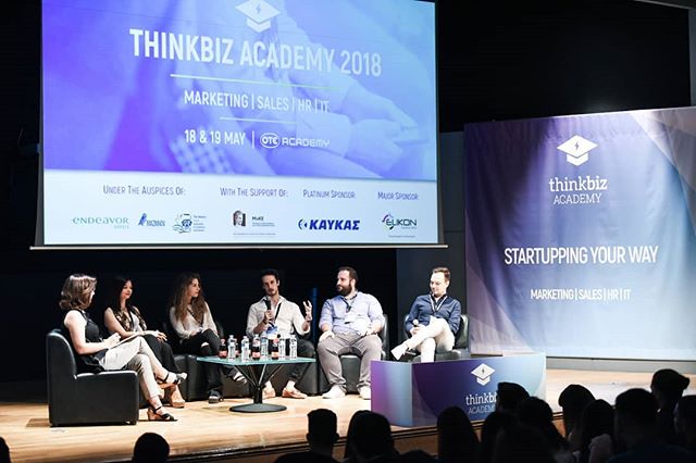 thinkbizgr's tweet photo. The final panel of ThinkBiz Academy 2018!
___________________________________________
#thinkbizgr #thinkbizers #6thera #aueb #speech #panel #alumni #tbacademy #tbacademy2018 #speakers #tba18 #entrepreneurship #entrepreneurs #startup #ngo #universities #innovation #growth #youth https://t.co/dEfnp8OOeF