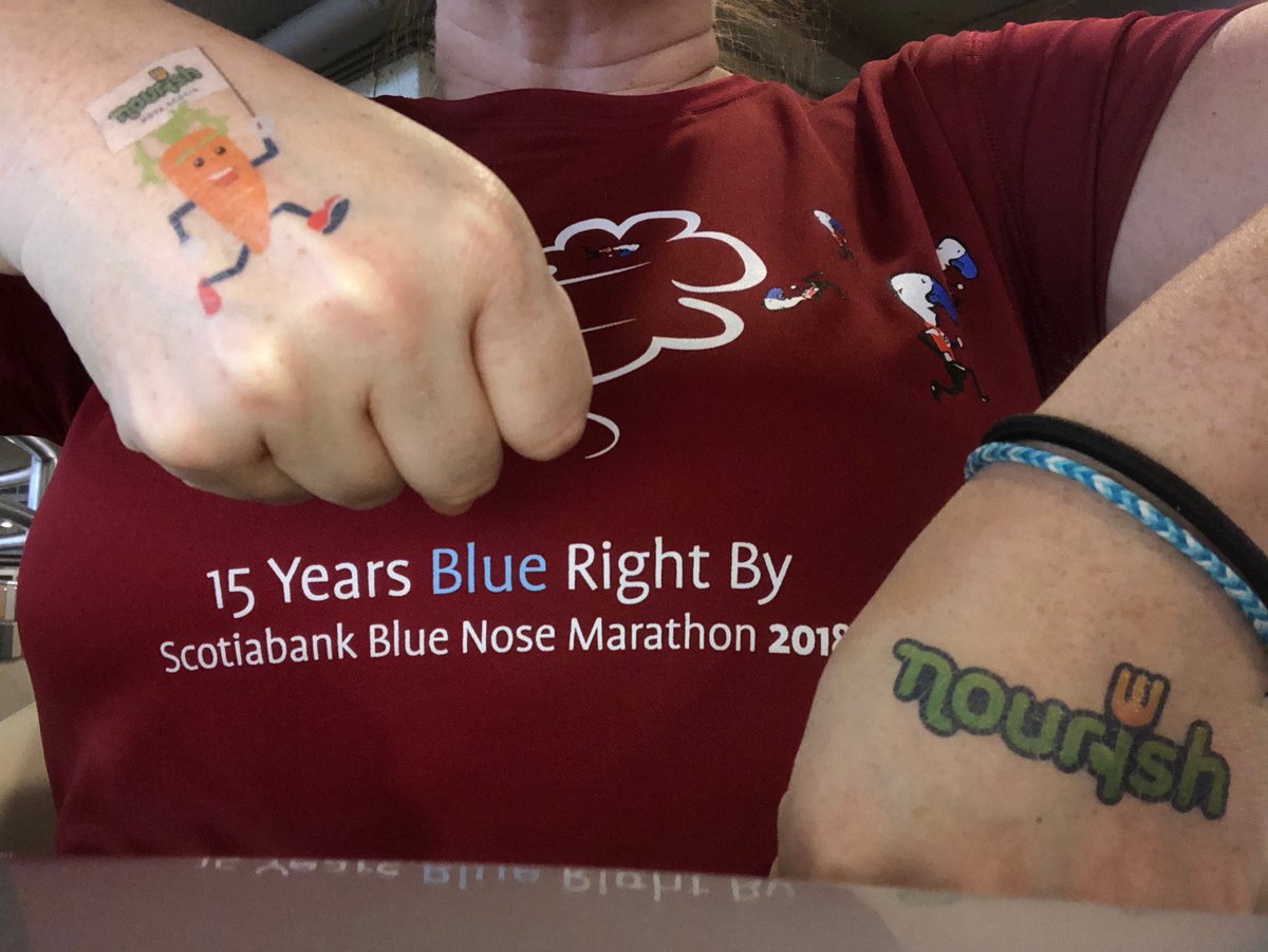 janicemacneil's tweet photo. Gearing up for the 5k for #TeamNourish @NourishNS @BNMarathon https://t.co/4VCNgOtBwh