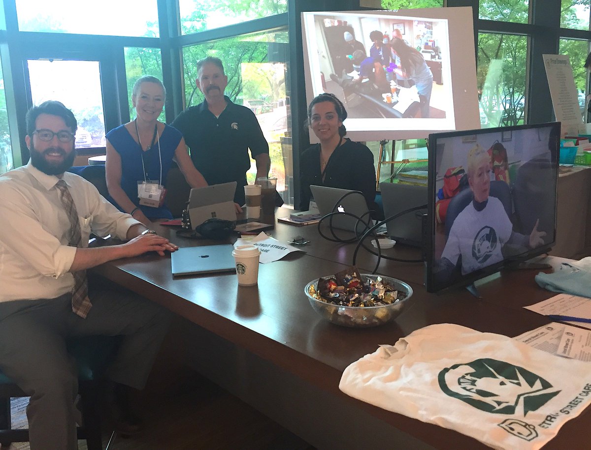 So great to have <a href="/DETStreetCare/">Detroit Street Care</a> at #MOASpring! A wonderful group doing amazing things. Thanks for all you DO!  To learn how you can help, visit: detroitstreetcare.org #Detroit #DOProud