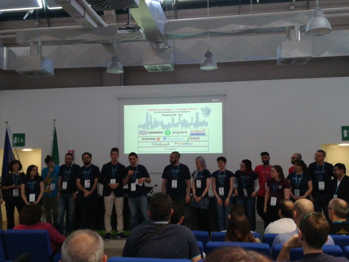 lausacco's tweet photo. And now the saddest moment of each WordCamp: closing remarks. A big thanks to @overclokk and all organizers for this first awesome #WCBO #WCBO18 https://t.co/slBDhBXkSU