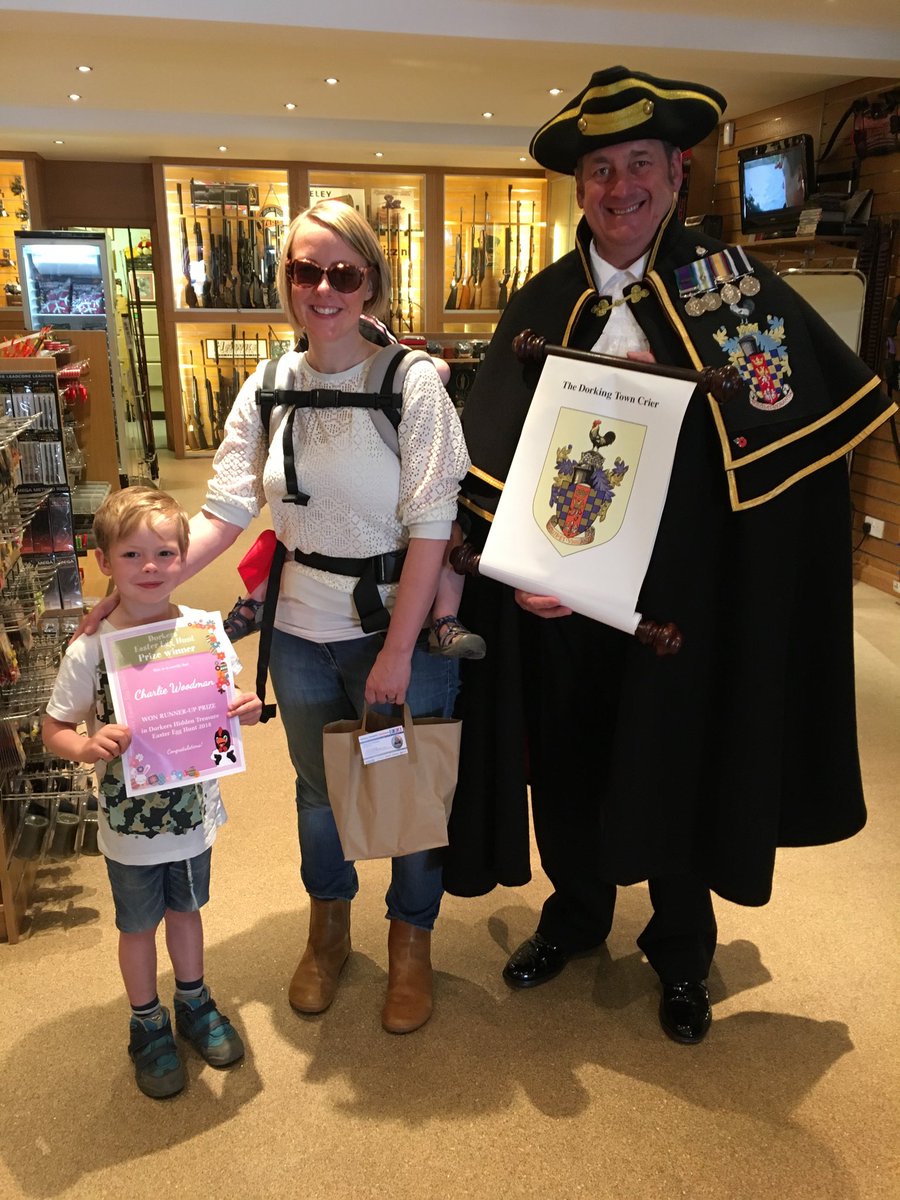 Congratulations to Charlie Woodman, another winner from this year’s #Dorkers #EasterEggHunt around #Dorking! 😃