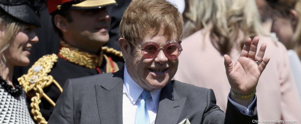 ABC's tweet photo. Sir Elton John performed at the lunchtime reception following the #RoyalWedding of Prince Harry and Meghan Markle, according to Kensington Palace. https://t.co/nODLo0Jvvk https://t.co/VOj3fWhB7y
