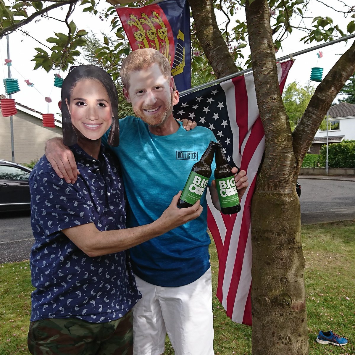 bigcoxcider's tweet photo. #RoyalWedding HRH BIG COX cider #Crafted #Original #Xadded #byroyalappointment https://t.co/RROU3g7gPR