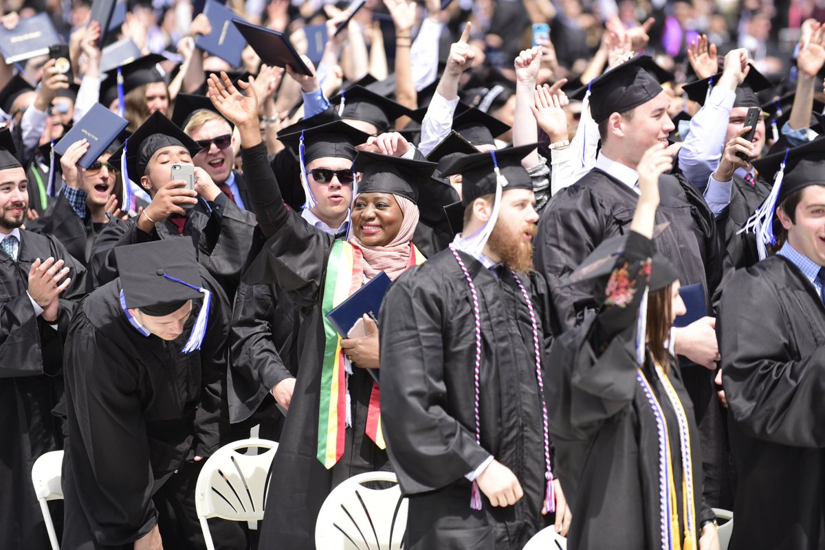 Congratulations, Wildcats! #UNH18 (We'll miss you President <a href="/MarkHuddleston/">Mark Huddleston</a>) 🎓