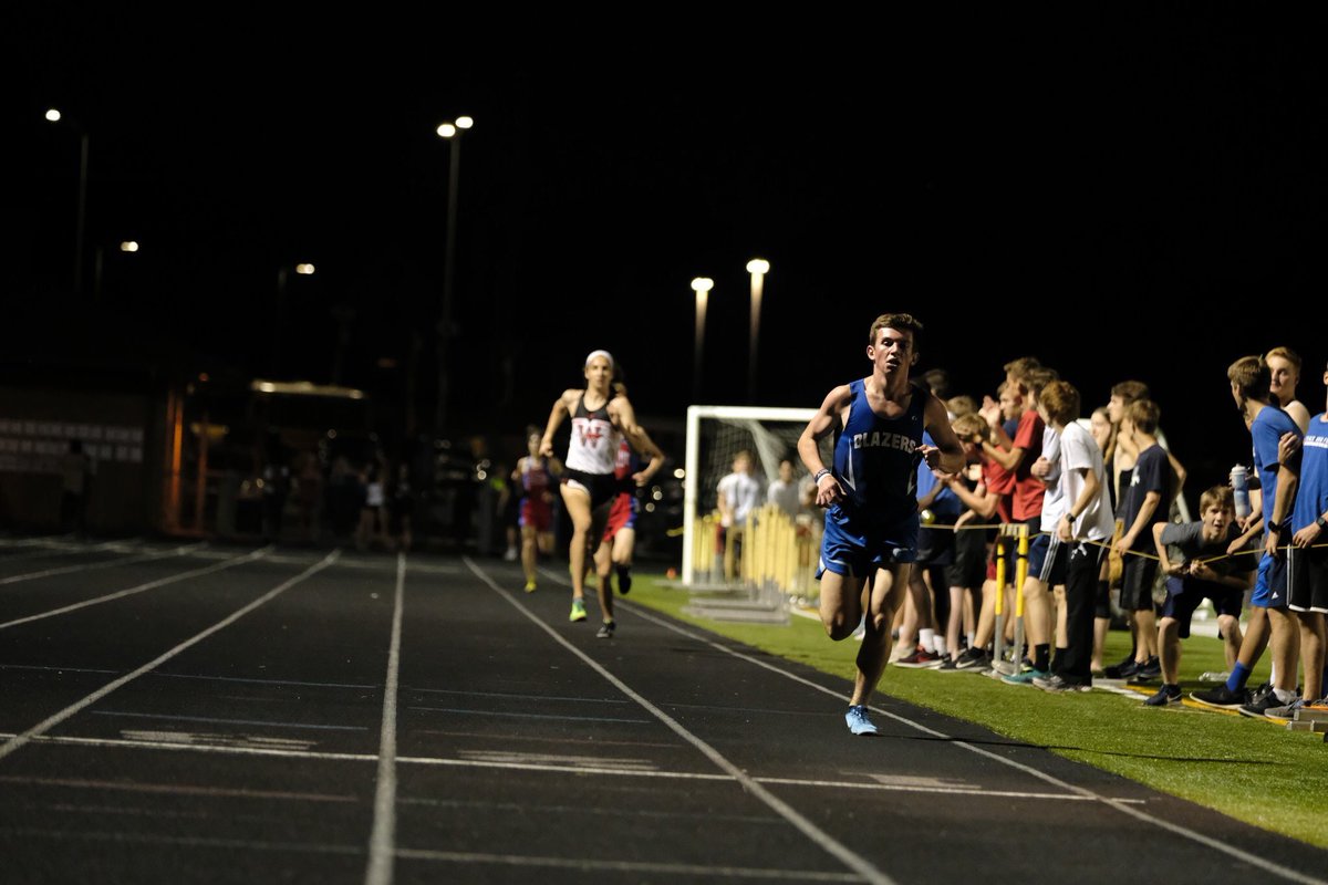 After 14 weeks of rehab, a lot of hard work from great coaches at <a href="/blazerstf/">GE BLAZERS T&F/XC FAMILY</a> &amp; amazing support from teammates <a href="/cochrantrenton/">Trent Cochran</a> gets another shot at a 6A State 3200.  Thanks for the great photo @DwayneFuhlhage <a href="/kansasrunning/">KSXCT&F</a>