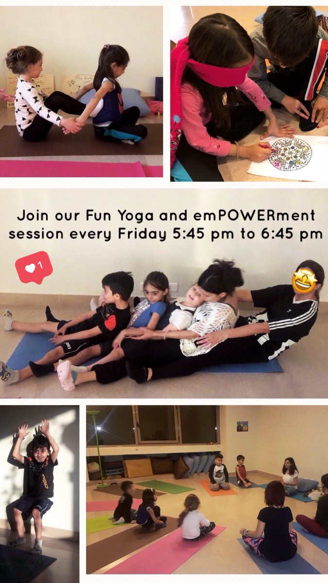 dima_assaf's tweet photo. Fun Yoga and emPOWERment sessions for children :) 
#Beirut #Lebanon #yoga #lifeskills #Meditation #Mindfulness #PositiveVibes https://t.co/FgilrqLjBd
