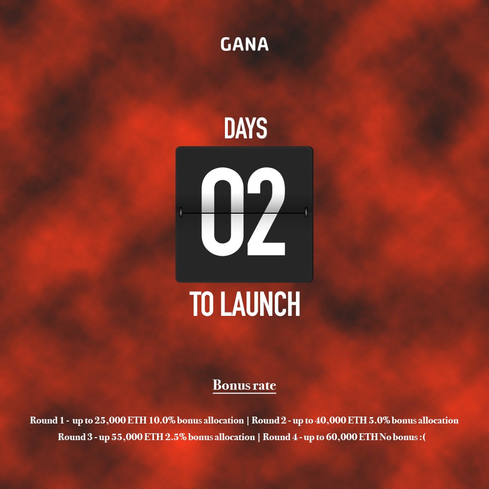 ganaproject's tweet photo. Join GANA
#gana #ganacoin #ganatoken #ganaico https://t.co/k8JyuHxEpm