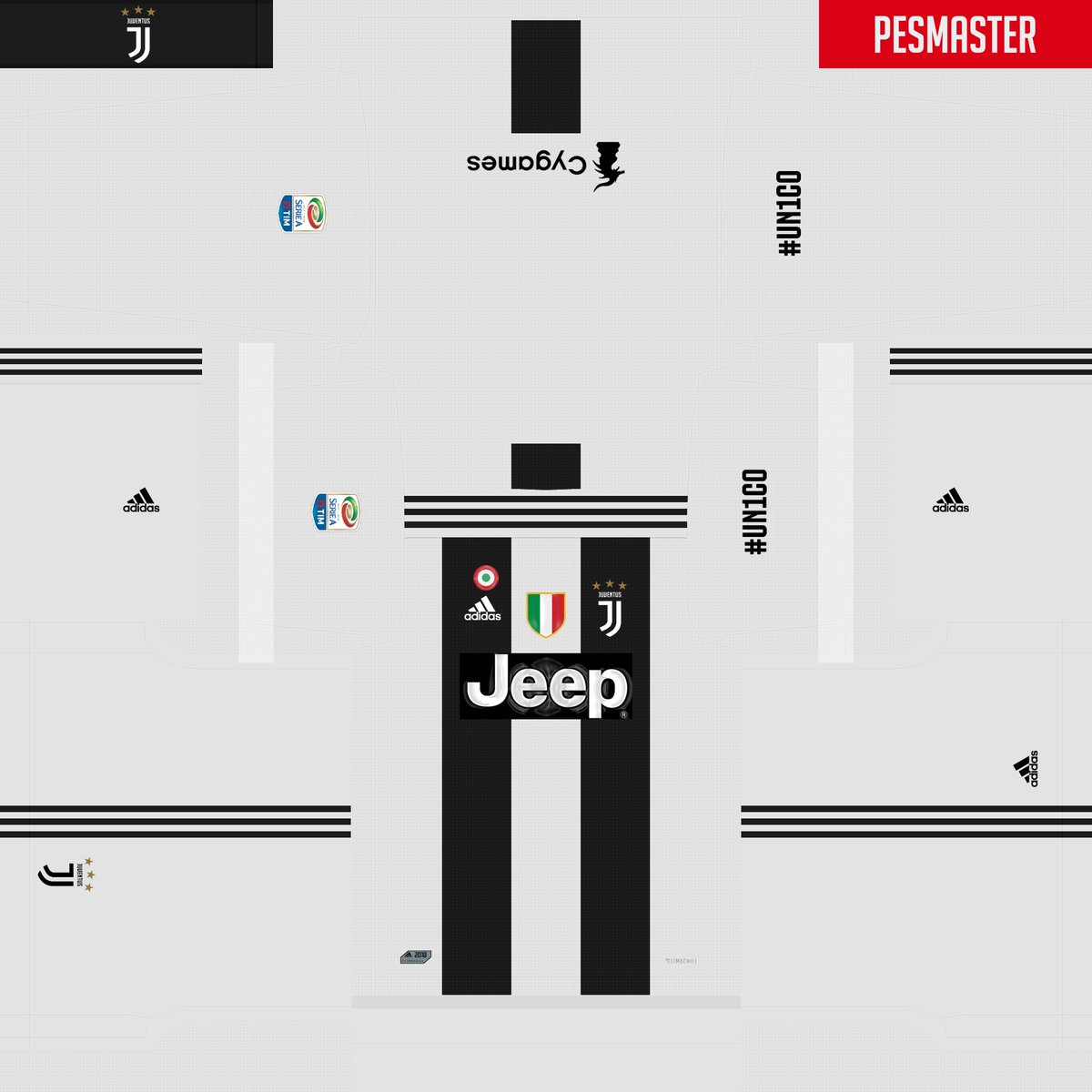 Ömür on Twitter: "@PESMasterSite Juventus 18-19 home and goalkeeper kit.…