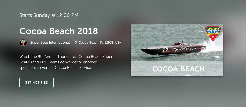 In appreciation to your dedication, our live stream is complimentary this year so make sure you tune in at 12pm on superboat.com!