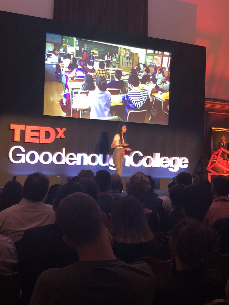 tedxgoodenough's tweet image. Our youngest speaker Leyan, talks on being empowered by connection! “I’m here today to talk to you about the younger generation- even about difficult topics” #TEDxWhatNext