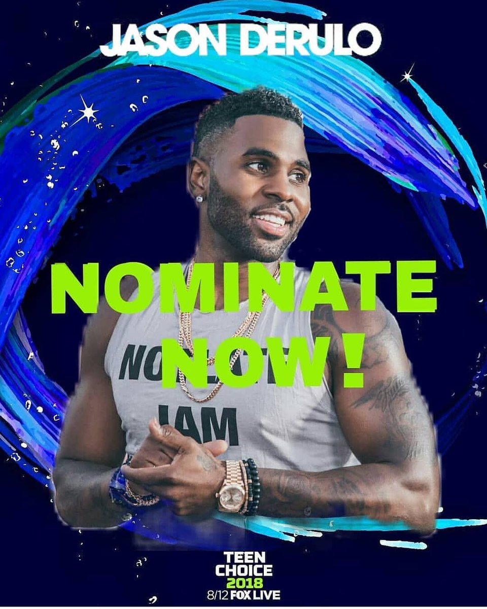 NSBRIDGE99's tweet photo. #jasonderulo #teenchoice #teenchoice2018 #nomination #fox #derulo2018 #jasonderuloforever #deruler #deruloforlife #jasonforthewin #deruloland https://t.co/HV7hgCGEt5