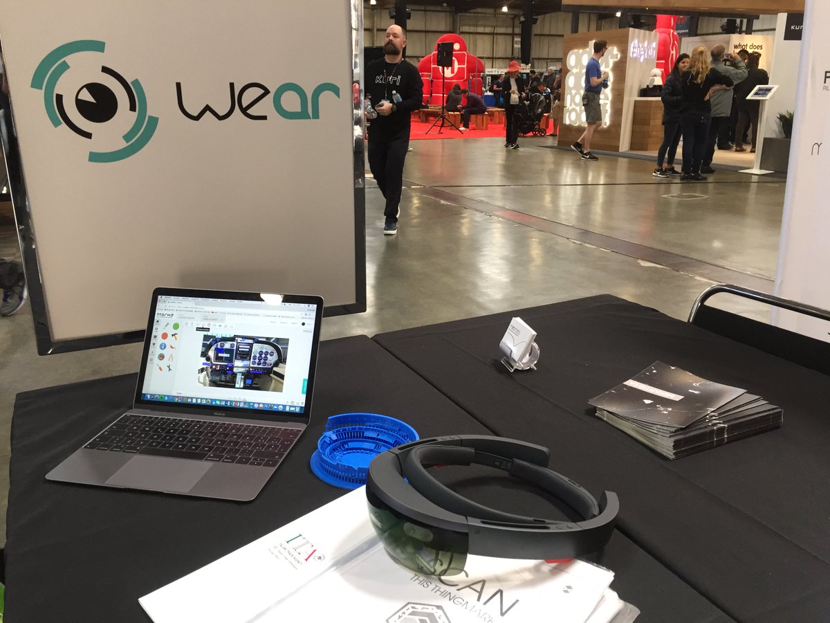 wear_mobile's tweet photo. Meet weAR's Augmented and Mixed Reality at Maker Faire Bay Area - Booth #2129 in San Mateo County Event Center, California from May 18-20, 2018 #Makersitalia #makerfaire #MFBA18 #trymarko #italiantradeagency @PTC @Vuforia @ThingWorx https://t.co/Gxw3ZNva7C