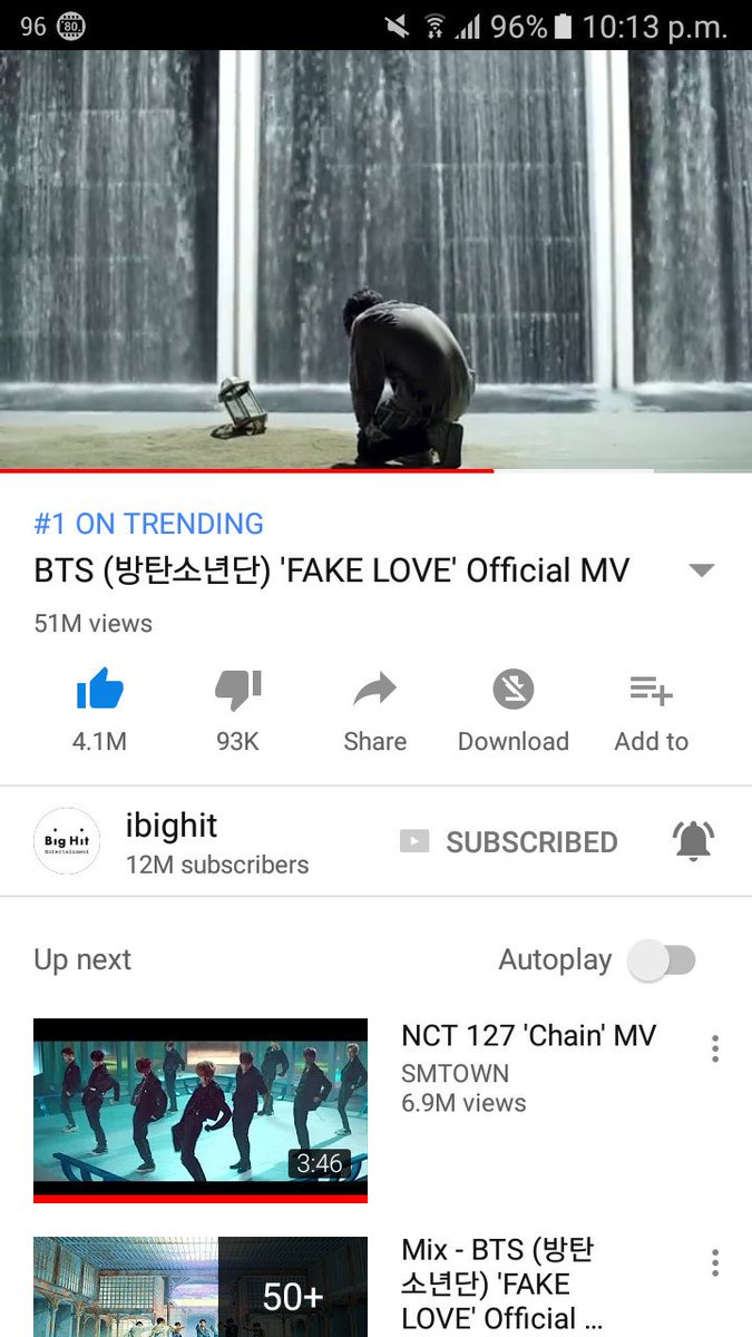 hobis_doll's tweet photo. @BTS_twt We did it!!!👌😍...
We got 51M views😍💘💘...We couldn't make it within 24H but it's okay...I am so proud of us..Army is so powerful.💘💘...
#iVoteBTSBBMAs 
#FakeLoveMV50M 
#FakeLove 
#FakeLoveFriday https://t.co/u6SKr8aIiz
