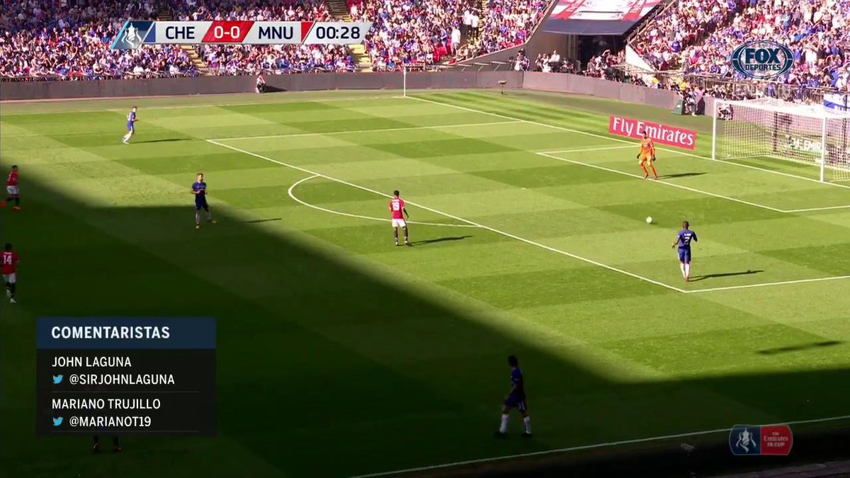 FOXDeportes's tweet photo. ¡Rueda el balón! Que se pasen un grato momento, It's the beautiful game. 😎
📢 @SirJohnLaguna
🗣 @marianot19
#FACupEnFD #FACupfinal https://t.co/kLER5Kwbu0
