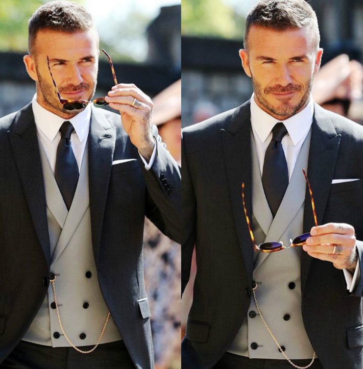 InvictosSomos's tweet photo. David Beckham estuvo presente en la #RoyalWedding del Príncipe Harry y Meghan Markle. https://t.co/uyb0i20F4v
