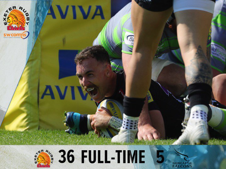 ExeterChiefs's tweet photo. FULL TIME: @ExeterChiefs 36 @FalconsRugby 5

TWICKENHAM HERE WE COME AGAIN!! https://t.co/S5BsqHiKH0