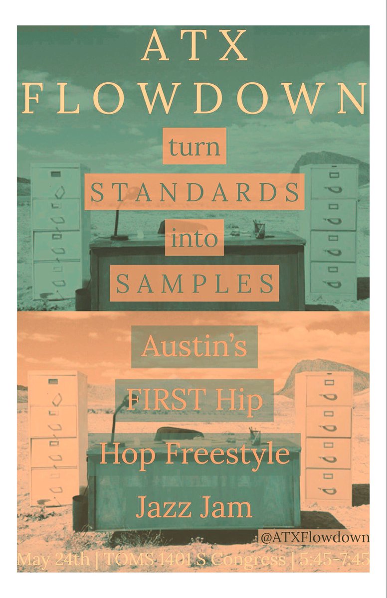 ATXFlowdown's tweet photo. Come vibe with us
.
.
.
.
.
.
#atxhiphop #hiphop #do512 #kutx #512hiphop #austinmusic #atxrapscene #atxhiphopscene #austinhiphopscene #jazzjam #openmic #atxopenmic #512opeic #austinjazz #atxscratchhouse #austinhiphop https://t.co/DZaNlMhH85