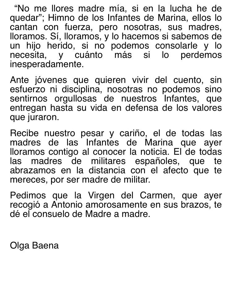 PVoza's tweet photo. @Armada_esp @eutmmali1 Preciosa carta de madre a madre. 
DEP Antonio https://t.co/7l3IxFCHIz