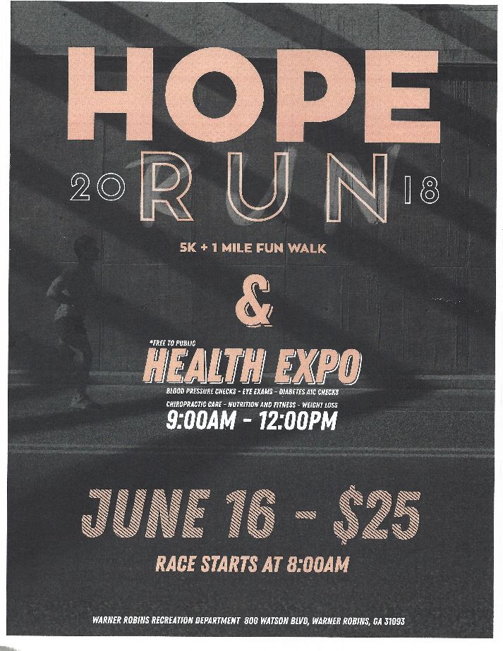 We partner to raise awareness. The 5K Run/Fun Walk ends w/a Health Expo at the Warner Robins Recreation Dept.  I walk for those that are diagnosed with the risk factors for heart disease.  .YOU?