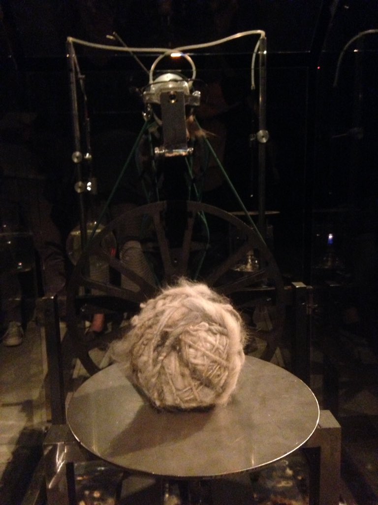 Wool/hair ball at the end of the day one #MajaSmrekar (<a href="/Vuvalini42/">Maja Smrekar</a>) #OpusEtDomus #clickfestival #xeno #denmark