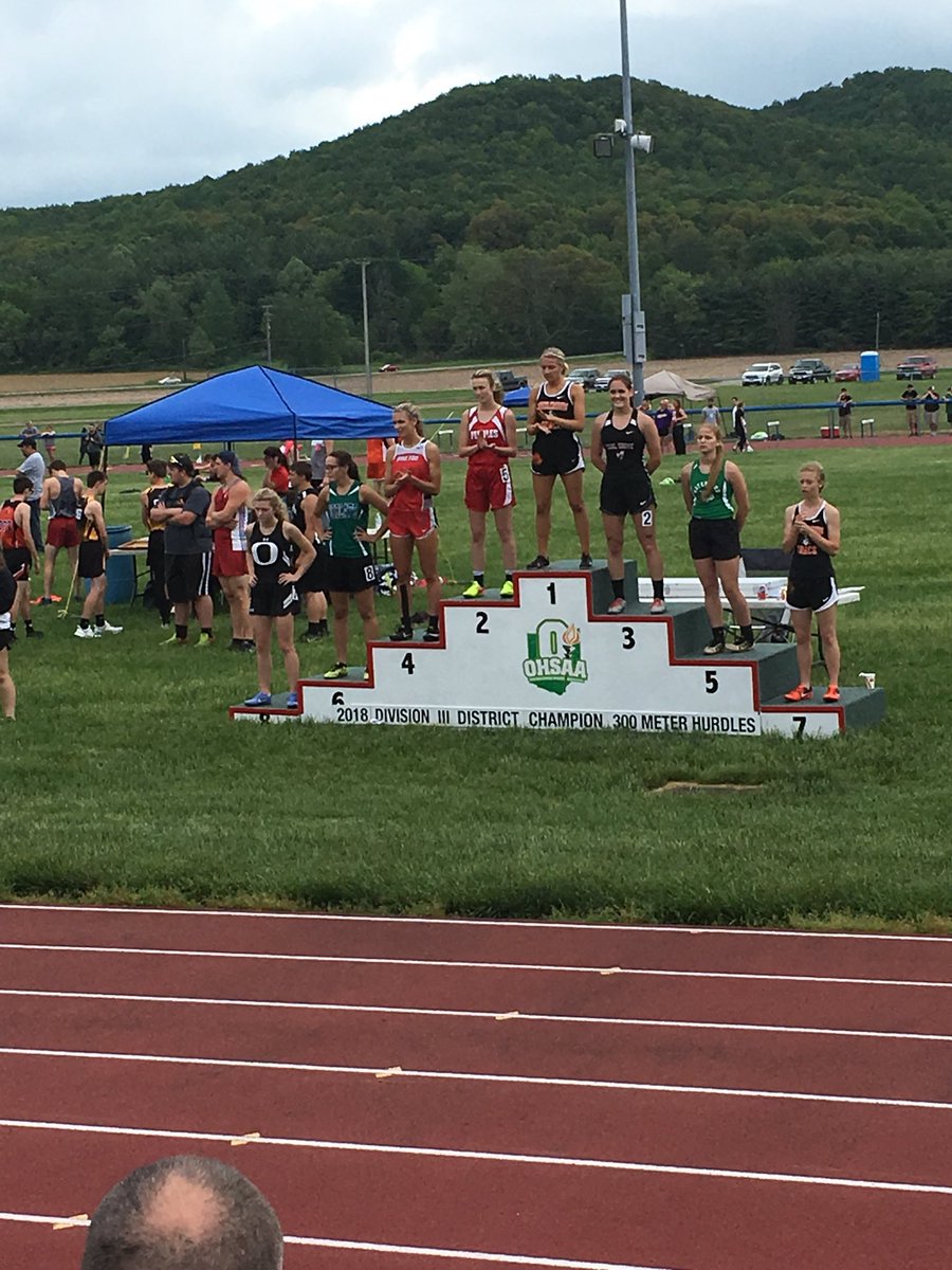 shaw_ally08's tweet photo. Congrats @Cami_Chandler! Regional bound in the 300 hurdles too! Way to go! https://t.co/ApYJ5TSO7O