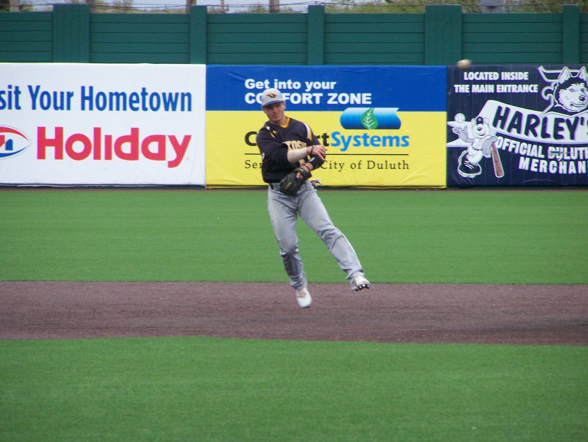 UWOshkoshTitans's tweet photo. Mid 2nd: #7 @UWOBaseball 4, #8 Concordia Chicago 3.

UWO erases its 1st deficit of the NCAA postseason with 2 runs on 5 hits in the 2nd. Taylor Grimm &amp; Zack Radde had RBI singles.

UWO's Jack Paulson is 1-2 this game and 8-for-13 at the Duluth Regional. https://t.co/nNIya9HKwp