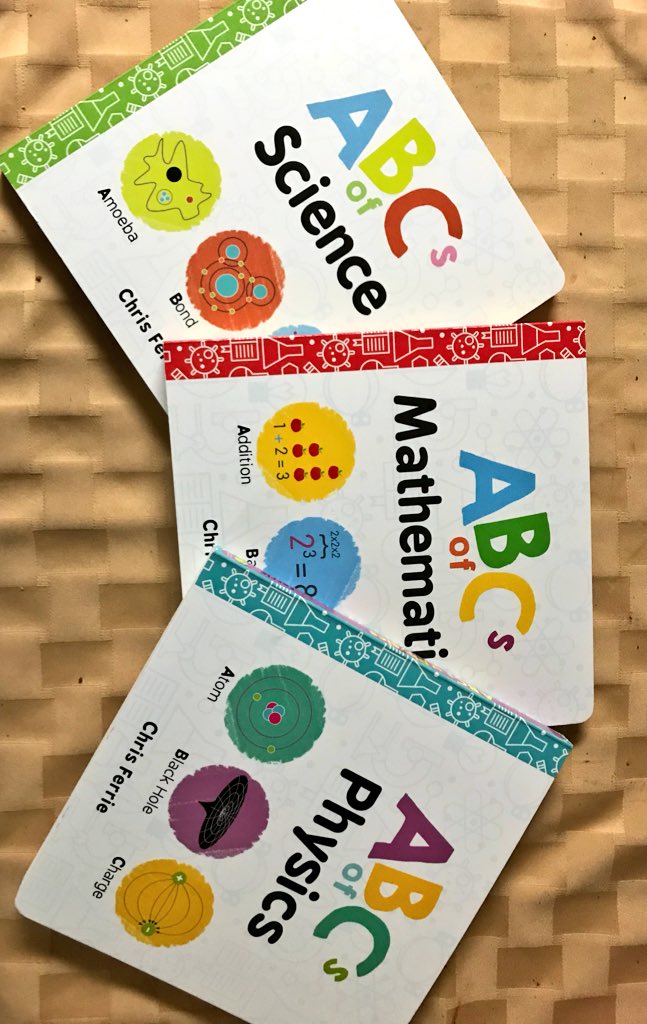 joy_otry's tweet photo. My friend just gave me these books for Sumaya. I would say she knows me well! #scienceparents #stemfamily https://t.co/2dXxMMlBSN