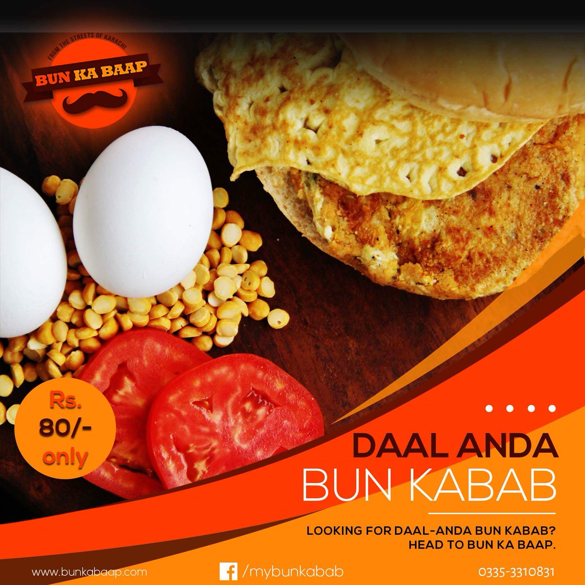 BunKaBaap's tweet photo. Daal Anda is the traditional and famous bun kabab for Karachiites. Visit #BunKaBaap for yummy Daal Anda Bun Kabab. https://t.co/iOPgYtIlge