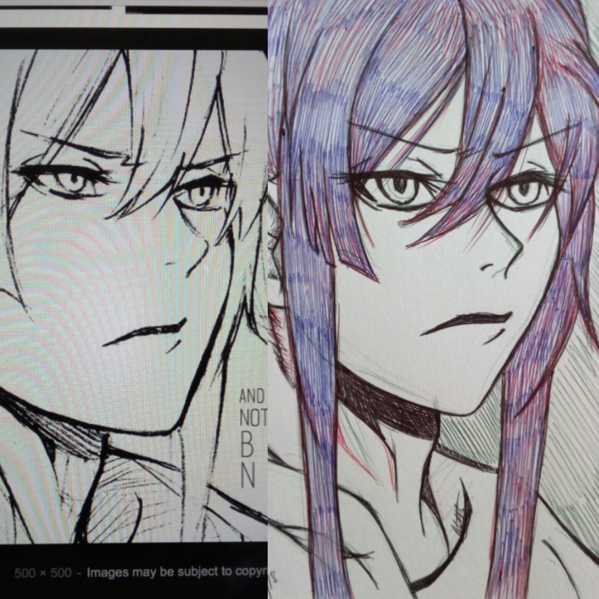 VampyMegz's tweet photo. Biro drawing number two this time of Kanda Yuu from D.gray-man #fanart #birodrawing #kandayuu #dgrayman https://t.co/pm2cnH1DpU